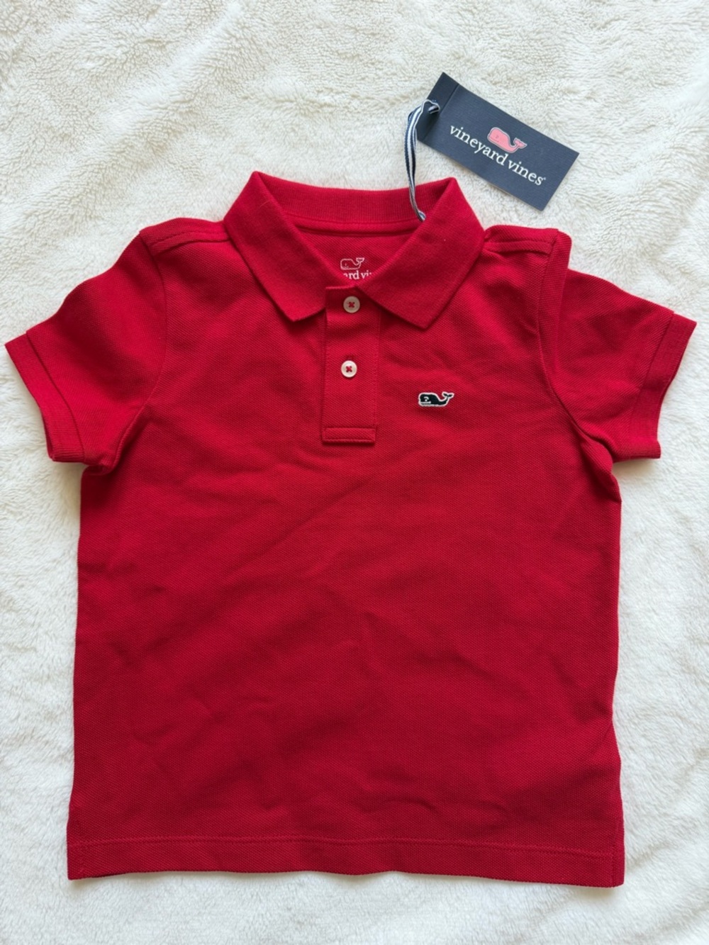 Vineyard Vines Toddler Boys' Polo with Whale Logo. Size 3T.